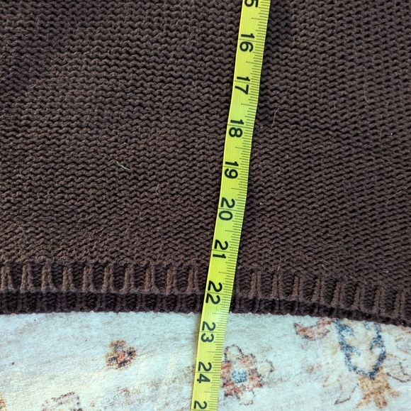 Chunky Chocolate brown sweater - Picture 5 of 6